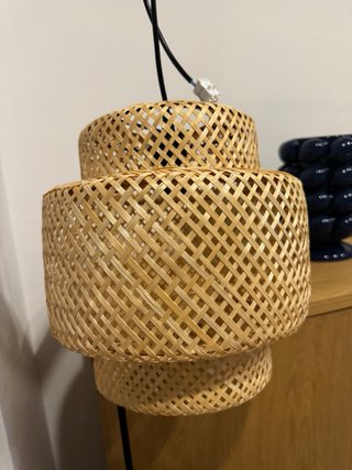 Lámpara SINNERLIG bambú 27cm IKEA