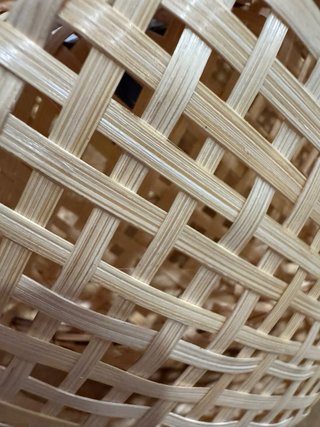 Lámpara SINNERLIG bambú 27cm IKEA