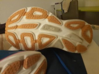 Zapatillas Hoka Azul y Rosa