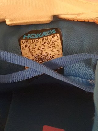 Zapatillas Hoka Azul y Rosa