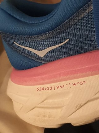 Zapatillas Hoka Azul y Rosa