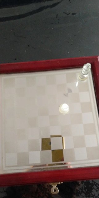 Gioco di scacchi in cristallo