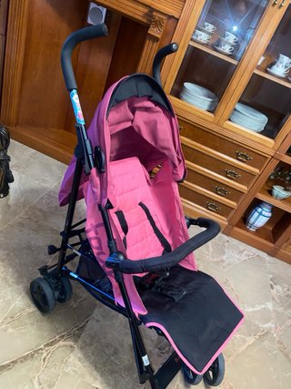 Silla de paseo rosa