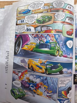 Libro infantil comic Cars Disney