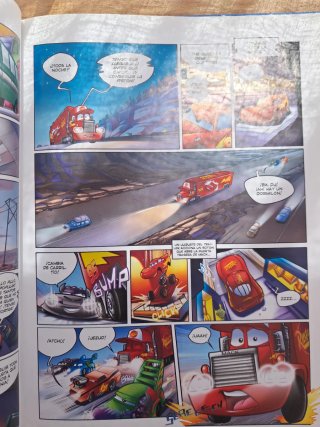 Libro infantil comic Cars Disney