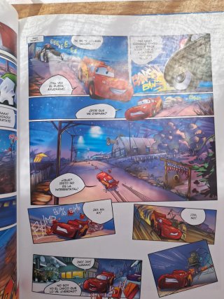 Libro infantil comic Cars Disney