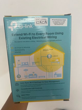Kit PLC TP-Link AV600 Wi-Fi TL-WPA4220