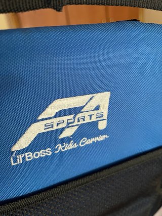 Mochila ergonómica para bebé azul