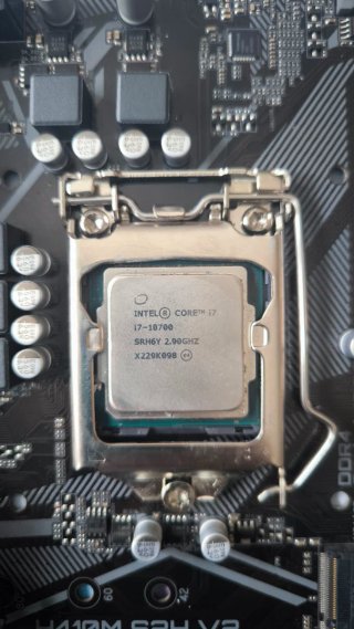 Placa Base H410M + Intel i7 10700