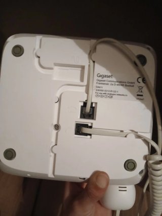 Teléfono fijo Gigaset DA611 blanco