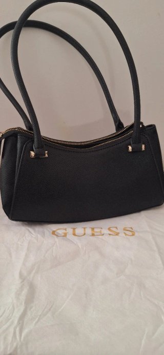 Borsa Guess nera a spalla