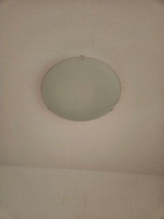 Plafón redondo de cristal