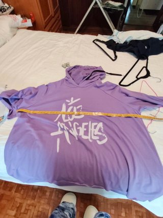 Sudadera Morada Los Angeles Talla Única