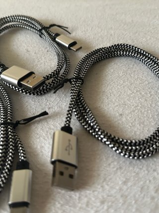 Pack 3 Cables USB-C Malla Resistente