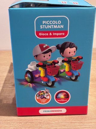 Giocattolo Bambola Bimbo Moto Luci Suoni