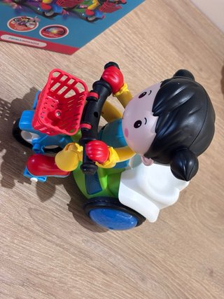 Giocattolo Bambola Bimbo Moto Luci Suoni