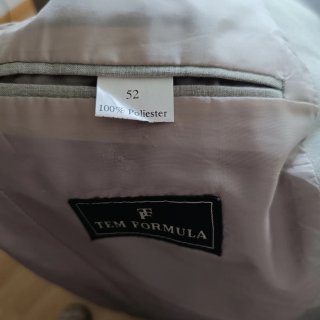 Traje TEM FORMULA Beige
