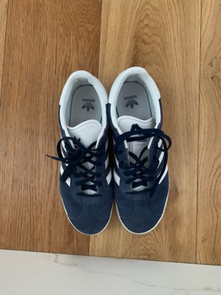 Adidas Gazelle Azul y Blanco