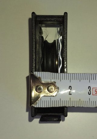Rodamiento para ventana corredera PVC