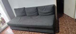Leer bien!!!!!Sofá Cama Ikea FRIHETEN 4 Plazas Gri