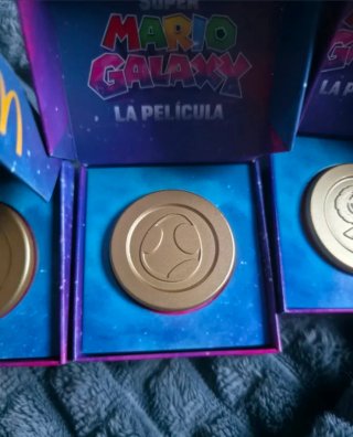 Colección Monedas Super Mario McDonald's