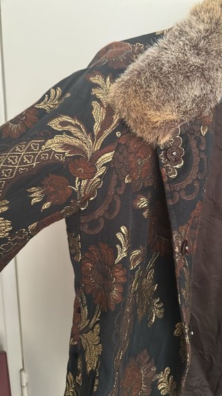Chaqueta Zara Brocada Pelo