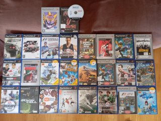 Lote 26 Videojuegos PS2 (Acción, Carreras, Deporte