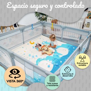 Parque Infantil Bebé 120x120cm