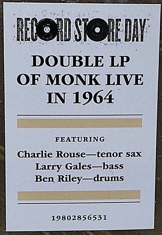 2xlp Thelonious Monk - Live At The It Club NUEVO