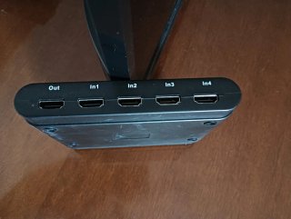 Conmutador HDMI Manual 4 en 1