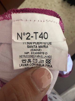 Vestido Flamenca Talla M