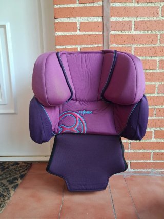 Silla coche Cybex morada niña