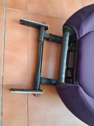 Silla coche Cybex morada niña