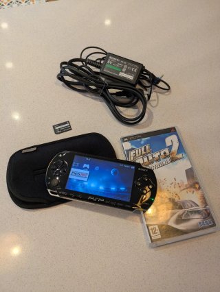 Consola Sony PSP Negra + Juego Full Auto 2