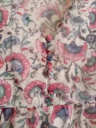 Vestido Springfield flores manga corta
