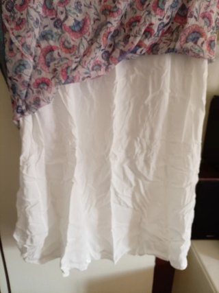 Vestido Springfield flores manga corta