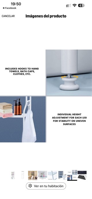 Estantería para baño sobre inodoro