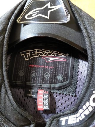 Mono de moto hombre TEKNIC talla 52