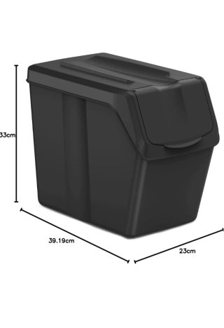 Set 3 Cubos Reciclaje Apilables