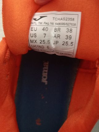 Zapatillas deportivas hombre Joma naranja