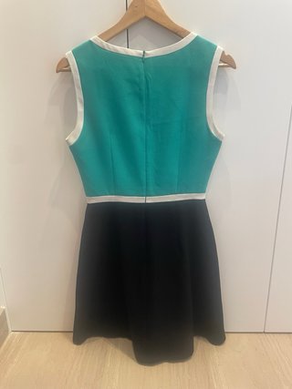 Vestido Kling negro y verde