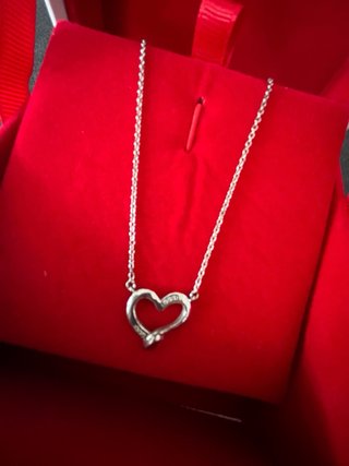 Colgante Uno de 50 Corazón Plata