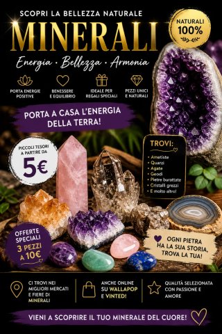 Minerali naturali 100% - Energia e Bellezza
