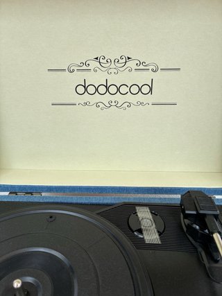 Tocadiscos Vintage dodocool Maletín Azul