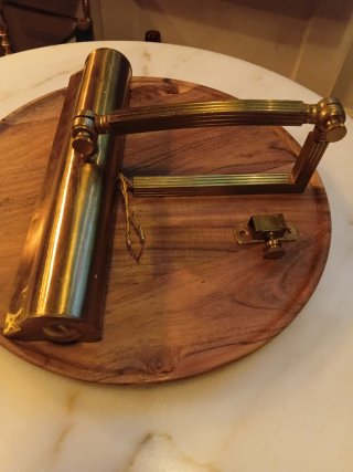 Lampada da parete vintage per quadri