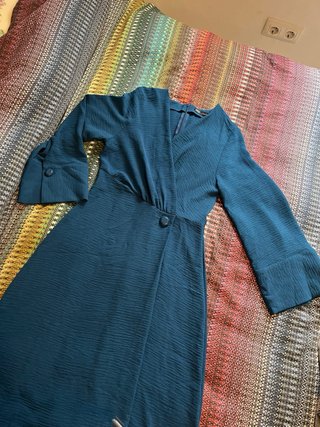Vestido Zara Azul Talla S