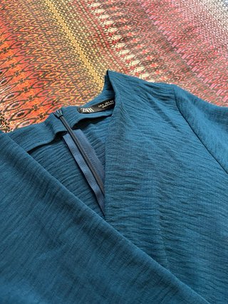 Vestido Zara Azul Talla S