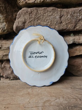 Plato Cerámica Colgar Talabera del Carmen