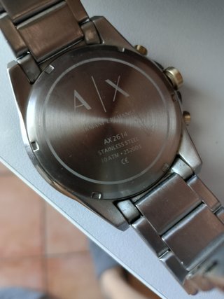 Orologio Armani blu e oro