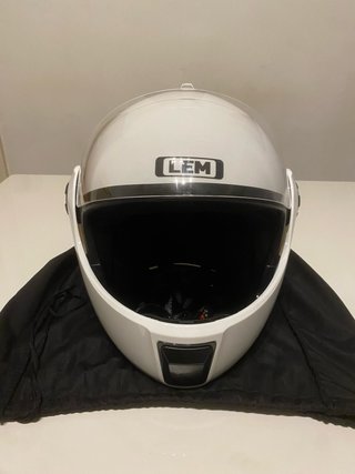 Casco Moto Scooter LEM Blanco